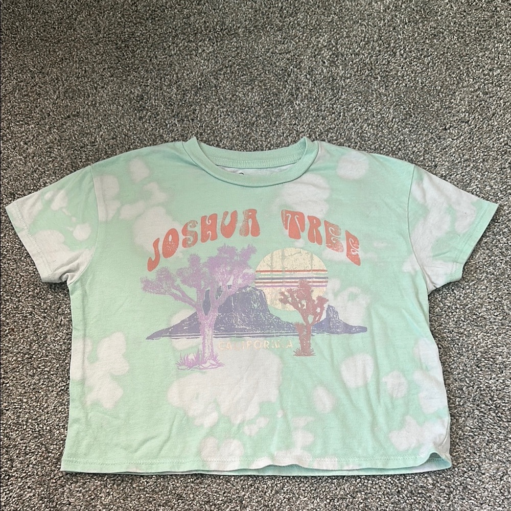 Kids Art Class Mint and Coral Graphic Tee